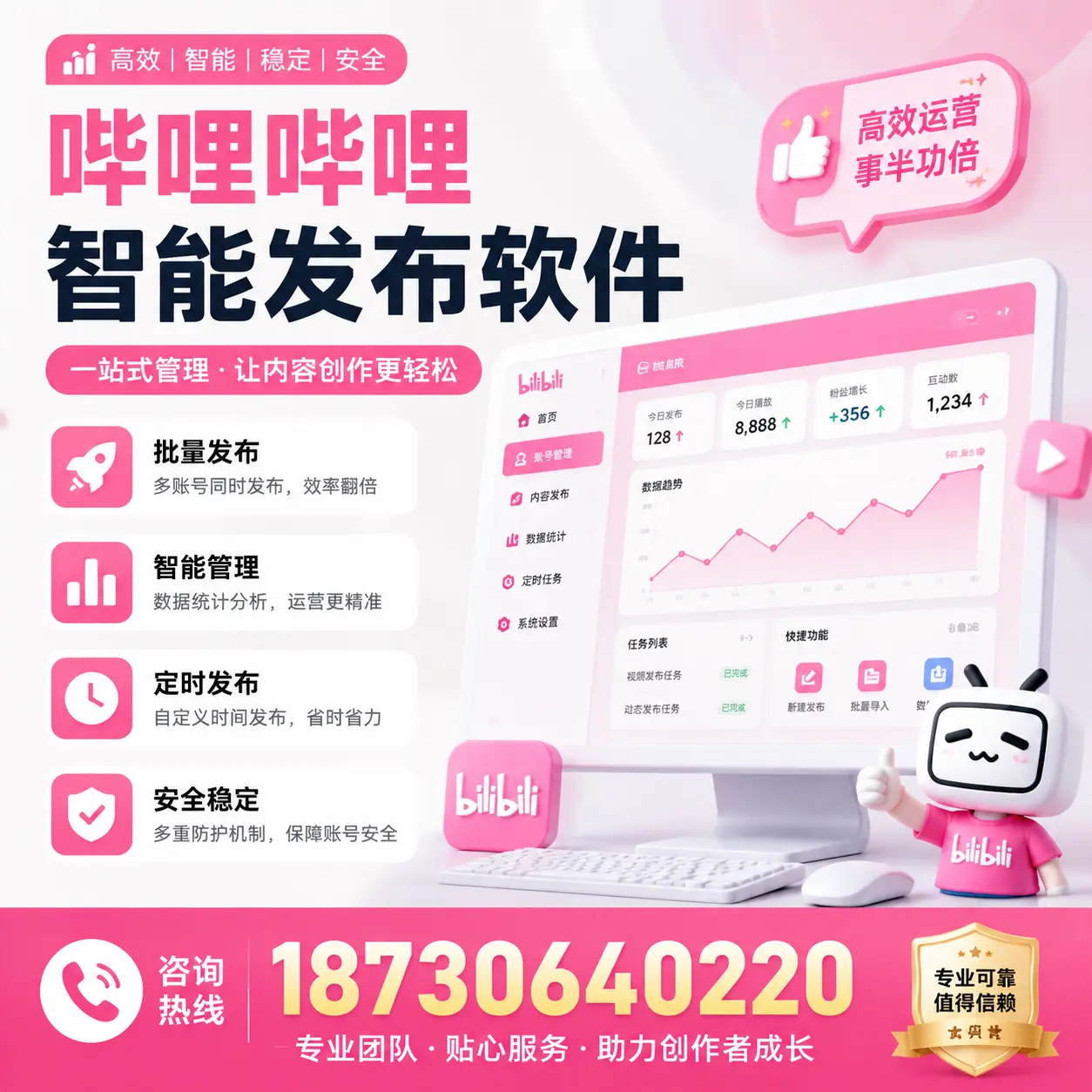 如何评估哔哩哔哩智能发布软件的ROI？日喀则 企业必读